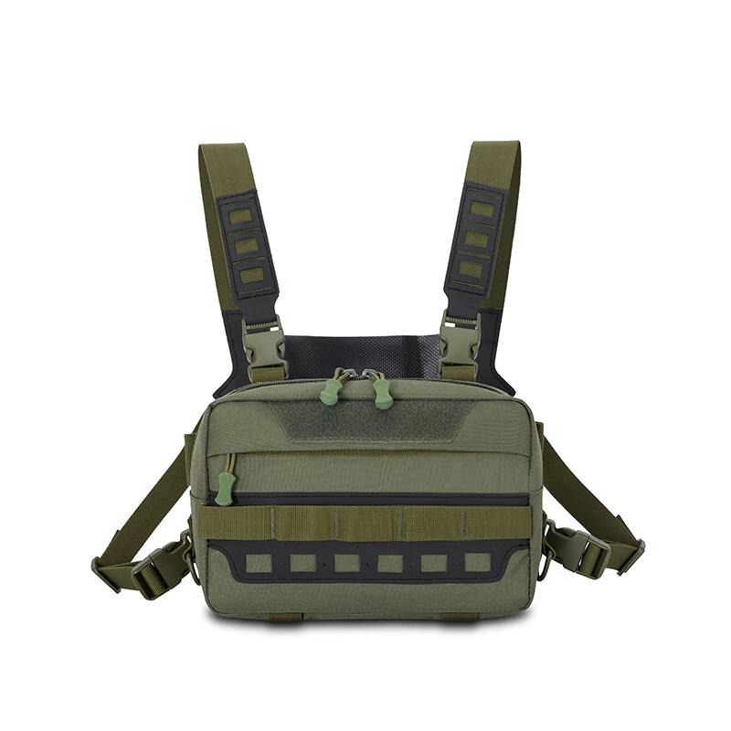 Мужская нейлоновая наружная нагрудная жилет-сумка