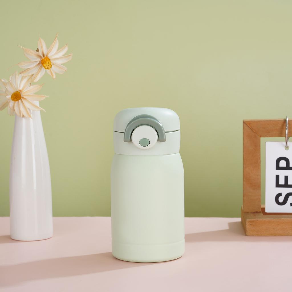 Mini Kubek Termosowy 220ml/350ml Kubek Kieszonkowy Termiczny Kubek do Kawy ze Stali Nierdzewnej Termos Izolowany Butelka na Gorącą Wodę na Zimę