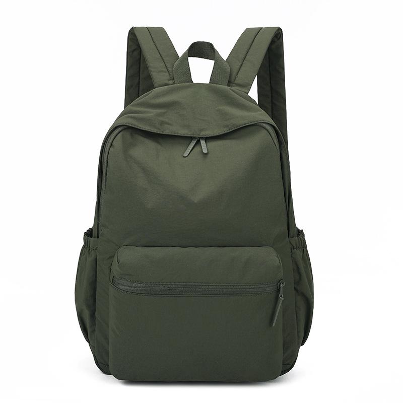 Schoolbag men's and women's casual multi-purpose lightweight large-capacity versatile backpack nylon cloth student class schoolbag commute travel