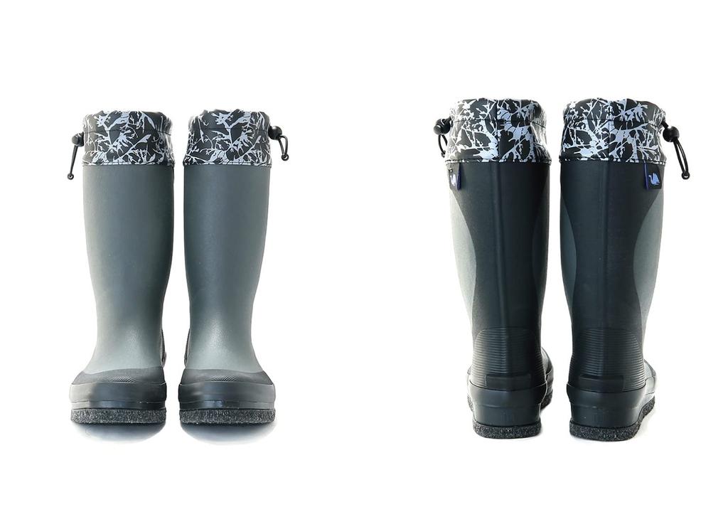 Hanshin Soji Blue Camel Filt Spike Boots Grå LL Str BC-872