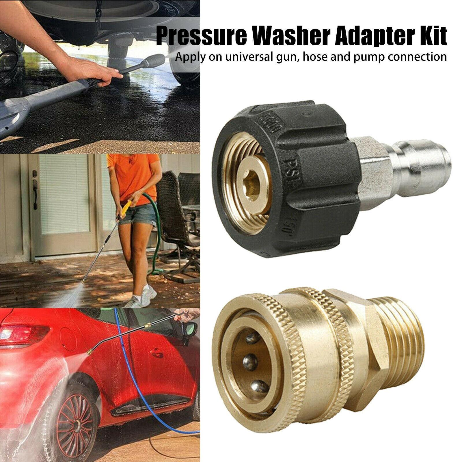 

Быстроразъемный соединитель M22 для адаптера 1/4 для мойки высокого давления, фитинг 14 мм