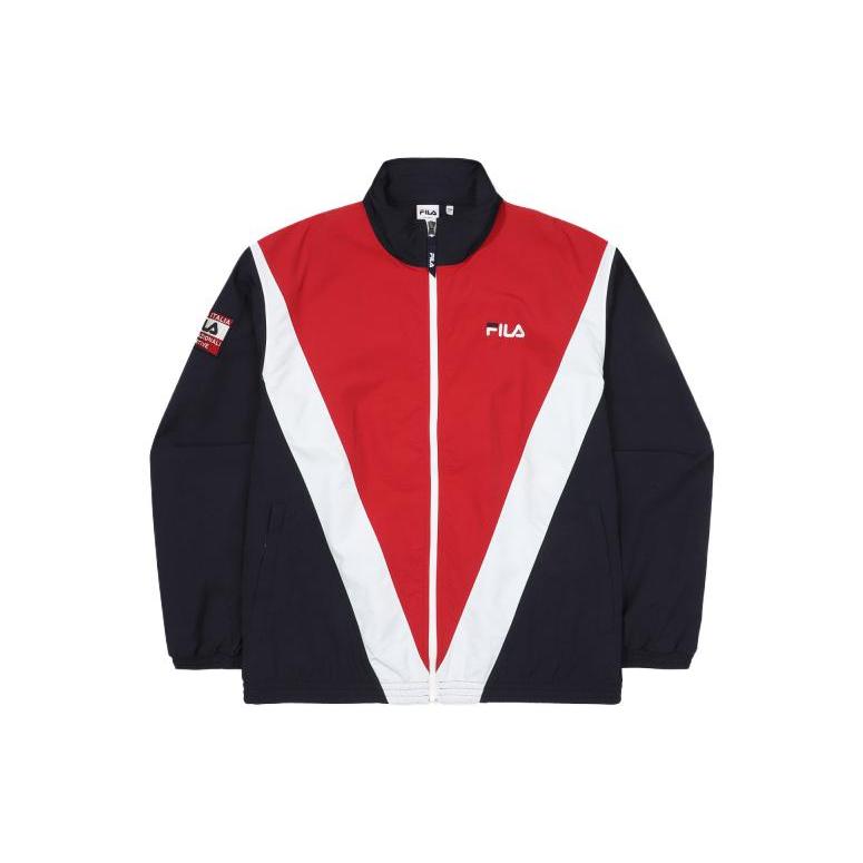 FILA Jackets Unisex Red Stand Collar Moderate Other FS2JKF2111X-HRD 100