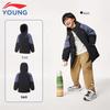 Li-Ning Kids' Boys' Water-Repellent 85% Duck Down Mid-Length Warm Jacket