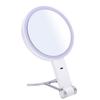 30X Magnifying Mirror with Light C Shaped Stand Dual Sided Rechargeable Lighted Makeup Mirror
