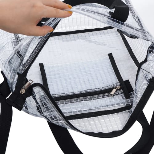 NOTAG Engineer Bag, Shoulder Bag, 2-Way Handbag, Anti-Static, Clean Bag, Shoulder Bag, Transparent, Large, Wide Gusset, Tool Bag, Clean Room, Work, Co
