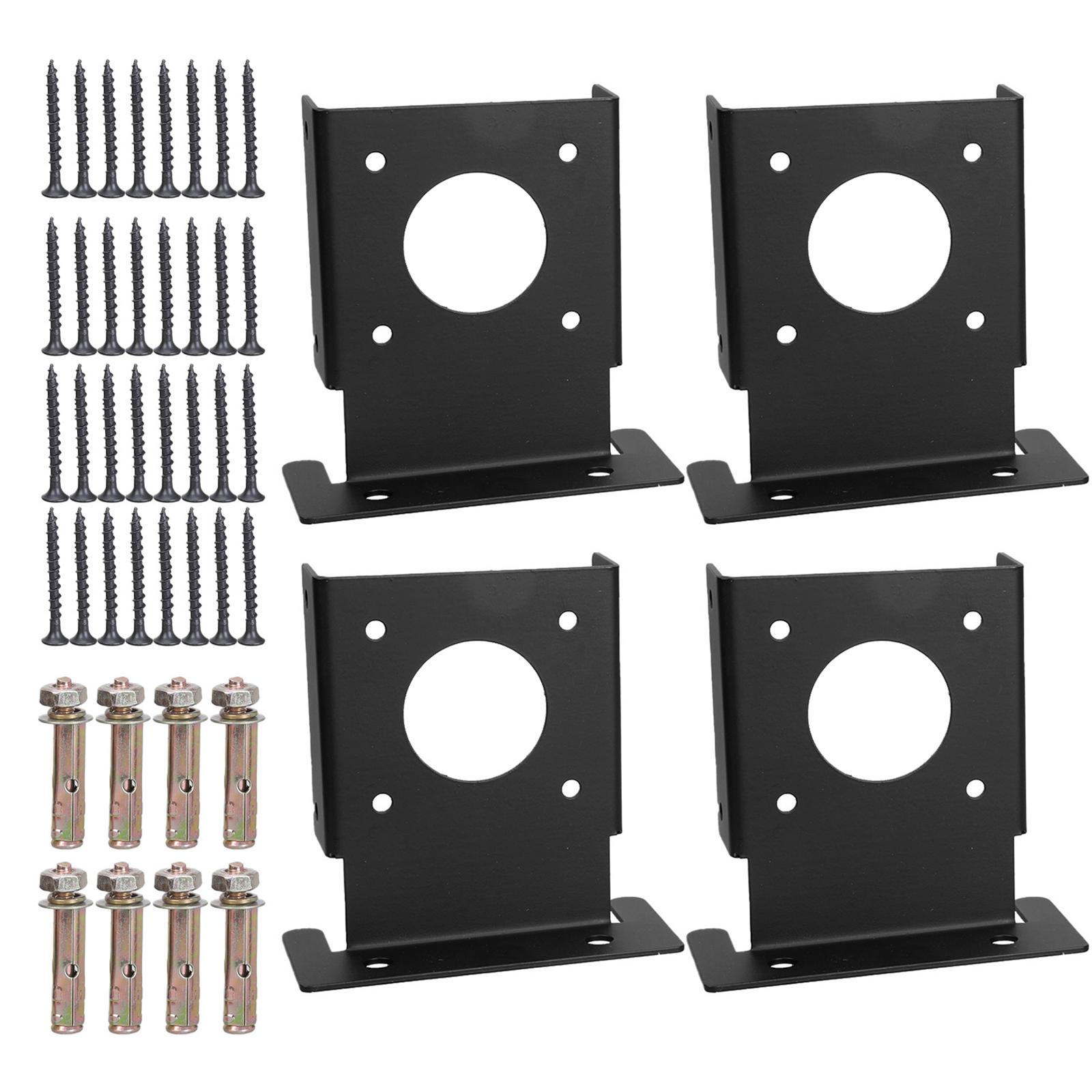 

Adjustable Deck Post Anchors Base Brackets Portable Sturdy Reinforced Accessory for Secure Deck Structure Support