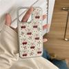 Ins bow cherry for iPhone apple 17pro mobile phone case 15 electroplating 16 water condensation 13 love 14 hard