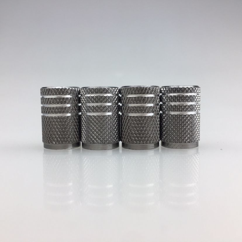 

4 шт./алюминиевый сплав, колпачки для клапанов колес автомобиля, обод для шин, чехлы для стержня, пылезащитные, водонепроницаемые для автомобилей, мотоциклов, грузовиков D Grey