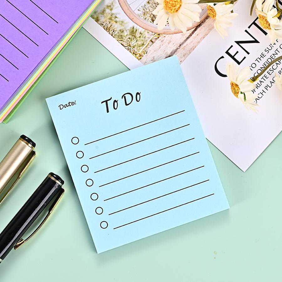 Strong Adhesive Sticky Notes, College Student Version Label Stickers, N-Times Paste Note Paper, Small Pocket Memo Pads