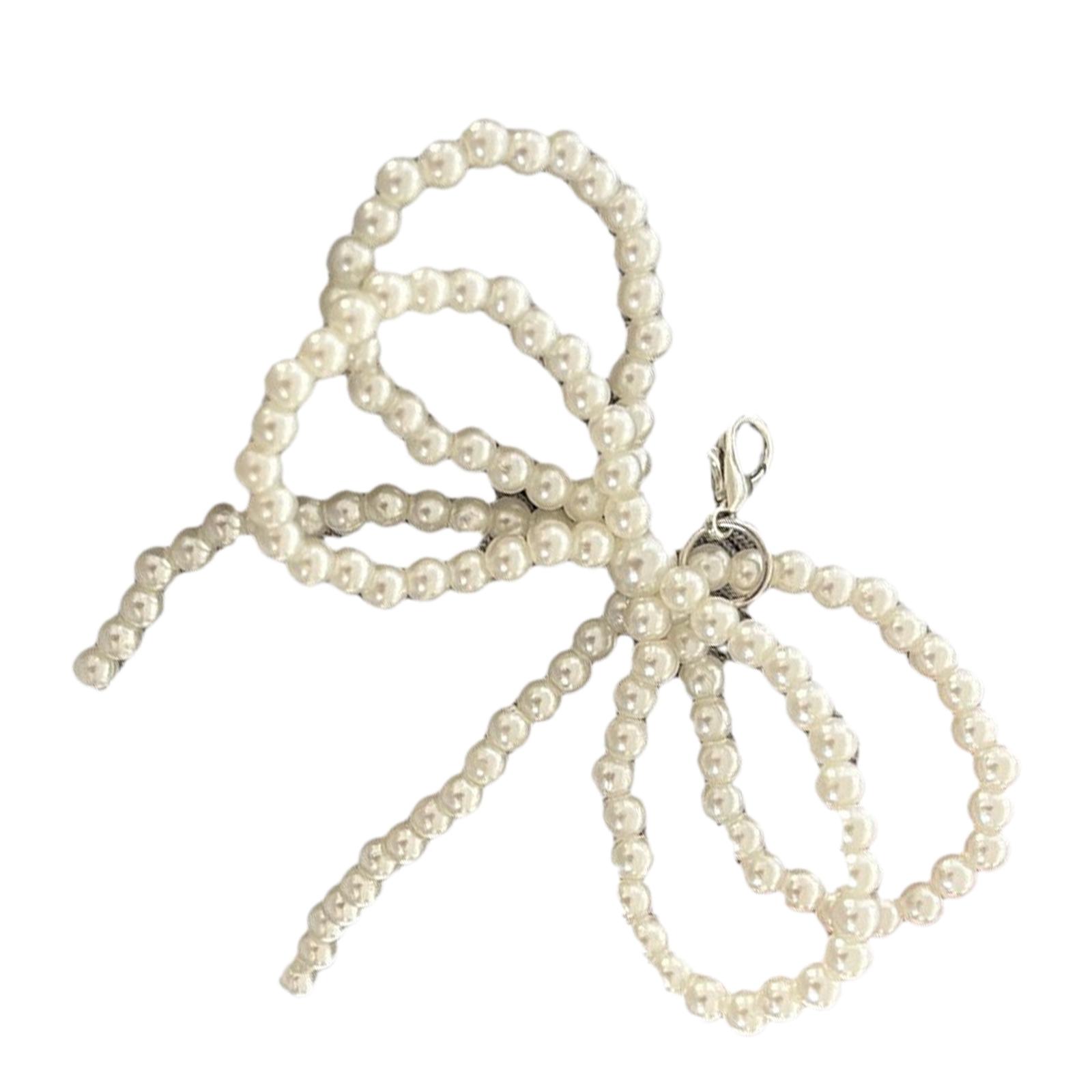 Элегантный прозрачный чехол для телефона с подвеской в виде банта — фото 6