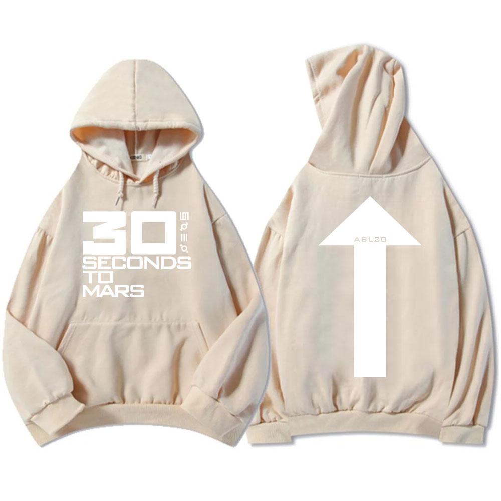 A BEAUTIFUL LIE 20TH ANNIVERSARY ROSE HOODIE THIRTY SECONDS TO MARS Band Graphic Sweatshirts Autumn Cotton Male Pullovers Unisex