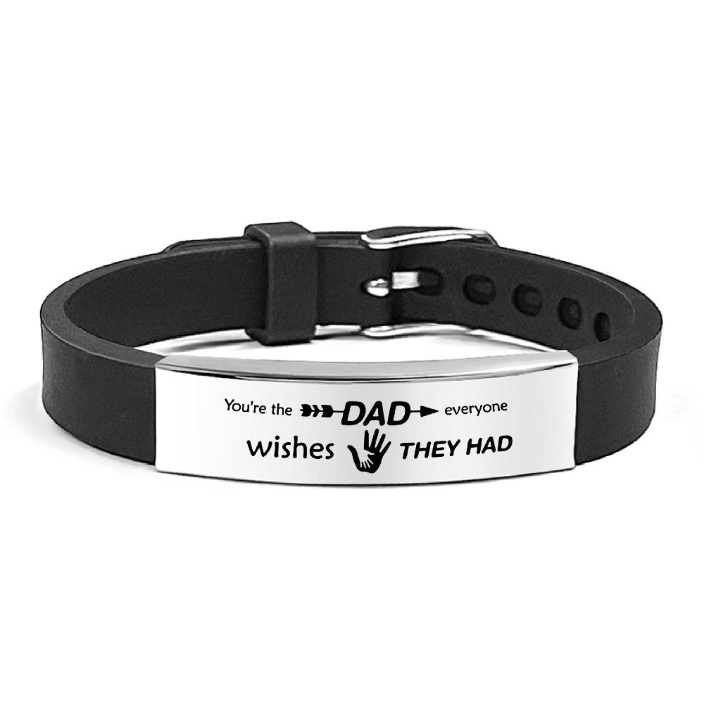 Stainless Steel Family Bracelets Father's Day Gifts Bracelet for Father Father Gifts