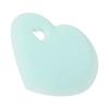 Heart Shape Silicone Baking Spatula Bowl Dough Bread Cookie Pizza Butter Scraper Sky blue
