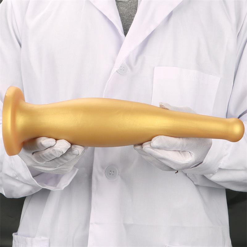 Gin Bottle Oversized Soft Posterior Anal Plugs Silicone Anal Dilator Female Toys Masturbator Anal Products