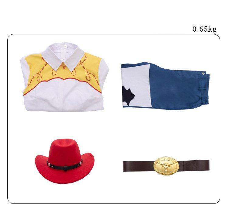 Set Costume Toy Story per Halloween Cosplay Woody Jessie Bo Peep Buzz Lightyear Bambini Adulti Outfit per Festa