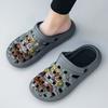 Summer Mens Garden Shoes  EVA Slippers Beach Shoes Casual Sandals Latex Slippers