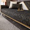 Non-slip Chenille Sofa Mat Solid Color Hot Stamping Sofa Cover for Living Room Luxury Couch Cushion Pad Home Protection Covers