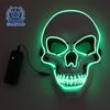 2022 Halloween Party Mask Skull Led Cool Mask Glowing Scary El Wire Mask Light Up Cosplay Mask Costume Party Supplies