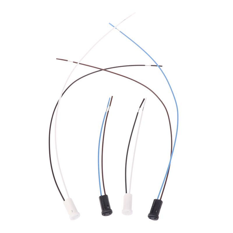 10Pcs/Lot G4 Lamp Socket 10CM/20CM White / Black G4 Lamp Holder For LED Crystal Heads Light Bulb Halogen Light Bulb Socket