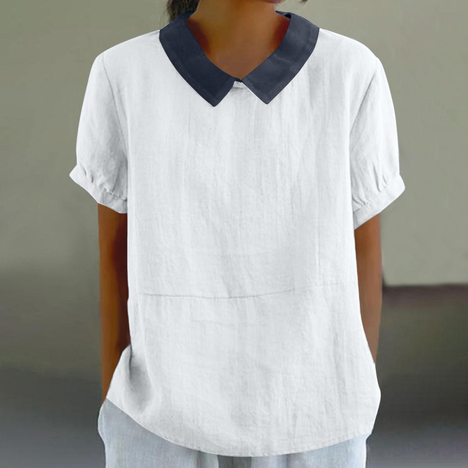 

Топы для женщин, топы с короткими рукавами, женская блузка, летние топы, женские легкие блузки, топы, повседневный пуловер, футболка, базовая рубашка XXXXXL белый