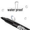 Oil-Based Fade-Resistant Black Marker with Large Tip – Waterproof & Non-Erasable for Office Use