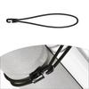 20Pcs Outdoor Tent Storage Elastic Rope Buckle Elastic Bungee Cord with Hook Tarpaulin Tensioner Fastening Straps