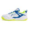 Li Ning Sound Wave Non-Slip Wear-Resistant Badminton Shoes Kids Shoes White Blue AYTR032-3