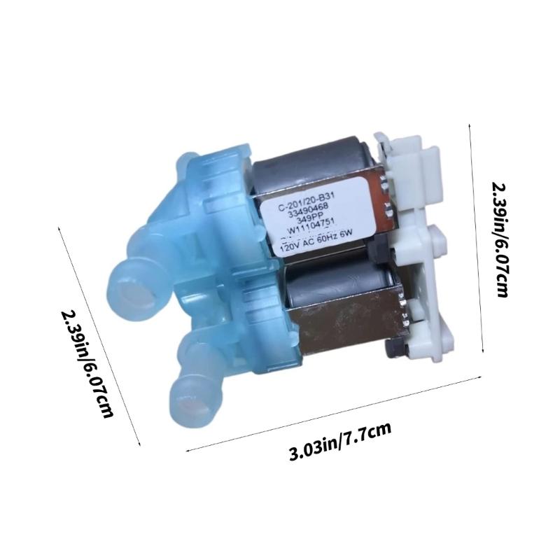 W11036930 Washer Water Inlet Valved Replacement for W11316256CM 4929298 W11036930 PS12711564 W11316256 AP6835737