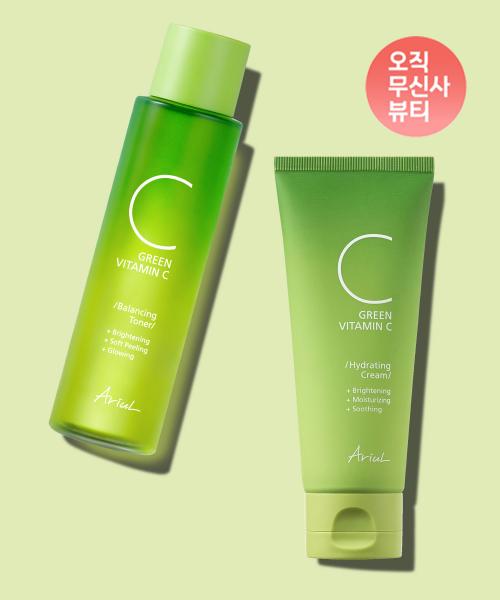 [Special Set] Green Vitamin C Balancing Toner + Hydrating Cream (ARGB053) A_Green Vitamin Toner + Cream