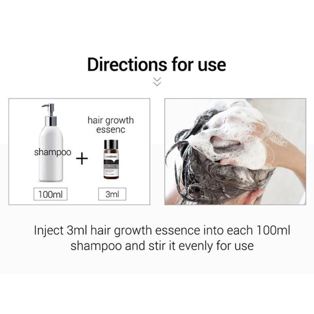 20ml Hair Care Essential Oil, Natural Ingredients, Deep Nourishment of Hair, Promote Hair Growth, Unisex