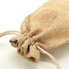 5Pcs Mini Rustic Burlap Bag Drawstring Wedding Party Favor Vintage Sack Pouch