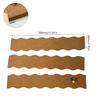 8Pcs Self Adhesive Corkboards for Wall, Long Cork Board Strips Frameless Cork Board Strips for Kitchen Office Display