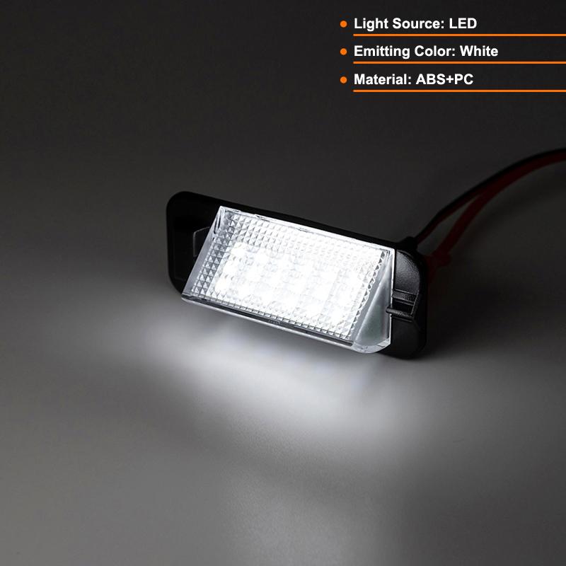 2Pcs For BMW 3-series E36 318i 318is 318ti 320i 323i 325i 325is 328i 328is M3 1992-1998 White LED Number License Plate Light