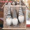 3Pcs Christmas Tree Hanging Gnome Plush Gonk Santa Doll Pendants Xmas Decoration