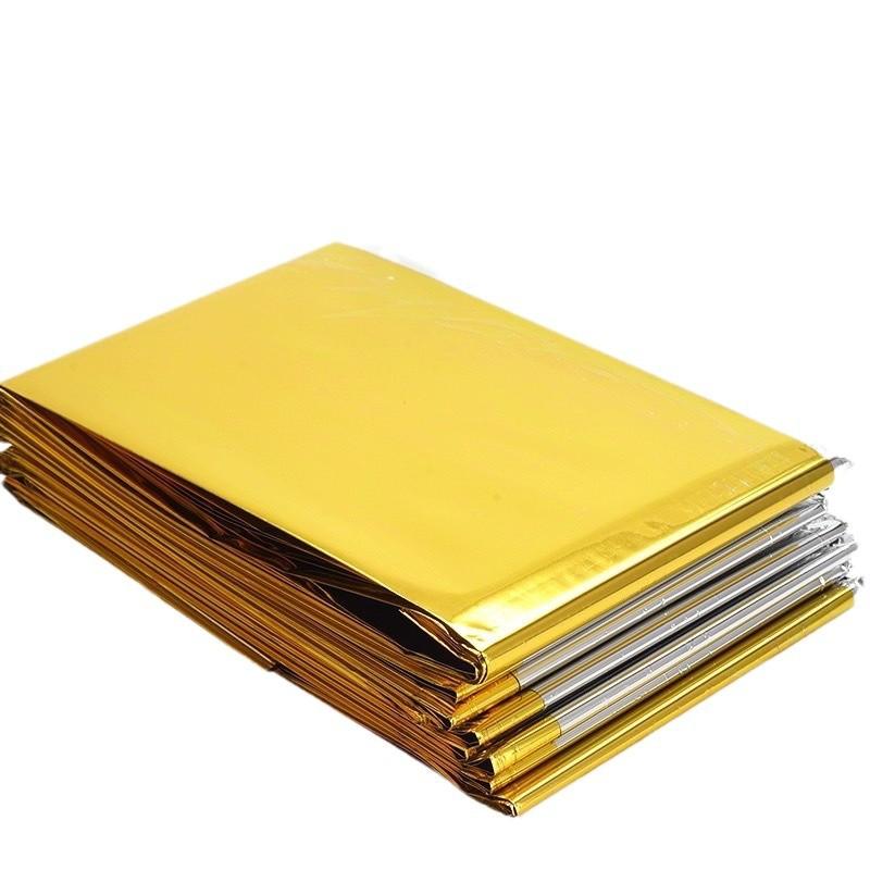 Portable Emergency Blanket 160210cm, Thermal Blanket for Outdoor , Hiking, and Cold One Size