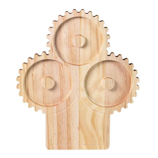 Wooden Bar Glass Rimmer for Margarita And Cocktail Bartender Tool Sugar Salt Box Spice Container Home Bar Party Accessories