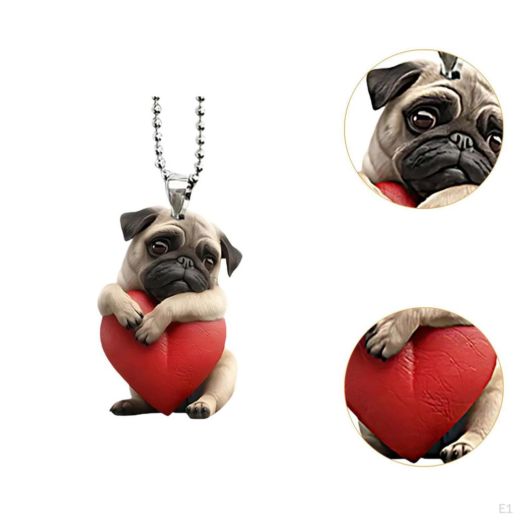 Hunde-Schlüsselanhänger Anhänger zum Aufhängen Auto-Schlüsselanhänger Niedlich Tragbar Vielseitig Schlüsselanhängerhalter für