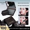 Jingrui GECOMO Oil Blotting Paper with Puff & Mirror - Portable Soft Focus Touch-Up for Girls