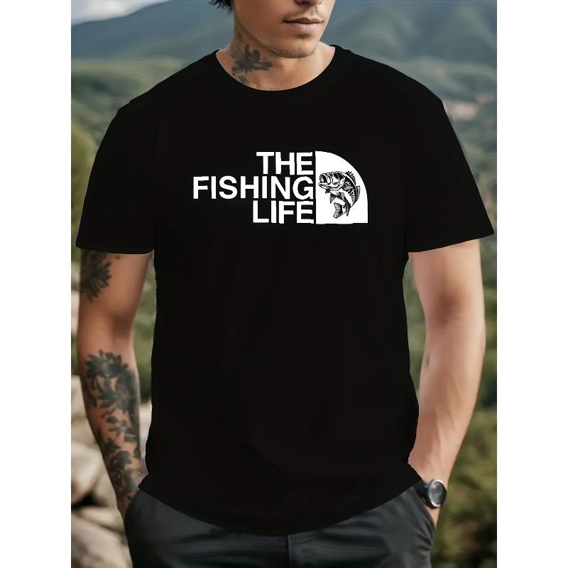 European sizes Men's Short Sleeve T-Shirt with 2D All-Over Print Logo/Design - Breathable Fabric, Round Neck Casual Tee Suitable for Sports