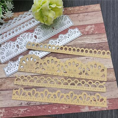 4 buc. Bordură Dantelă Matrițe Metalice de Tăiere Șabloane pentru DIY Scrapbooking Decorativ Embosare Artizanat Șablon de Tăiere