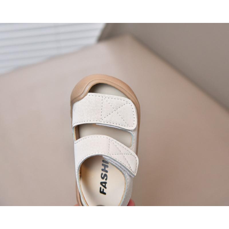 Anti-Collision Baby Shoes, Minimalist Girls' Closed-Toe Sandals, Walking Shoes, Infant Soft-Sole Summer Versatile Footwear.