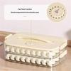 Dumpling Organizers Box Featuring Stackable Designs and Easy Cleaning PP Materials for Kitchen Refrigerator Storage