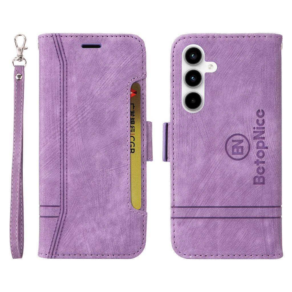 BETOPNICE 001 for Samsung Galaxy A35 5G Cell Phone Case Leather Wallet Card Slots Cover