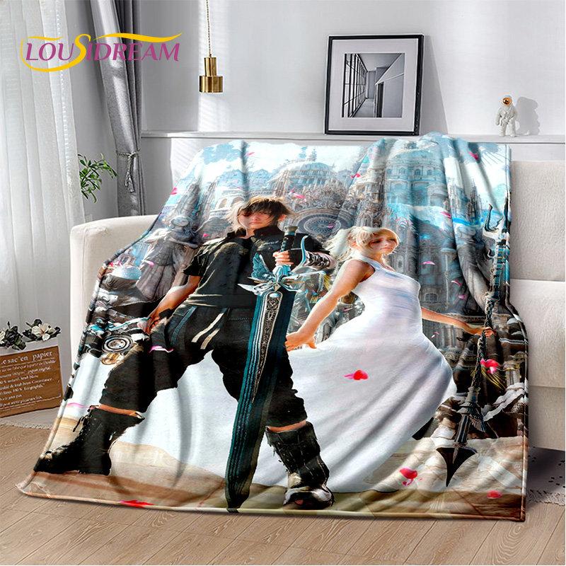 Final Fantasy Series Games Gamer  Soft Plush Blanket,Flannel Blanket Throw Blanket for Living Room Bedroom Bed Sofa Picnic Cover