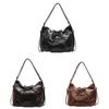 Pu Retro Shoulder Bag With Butterfly Bow Design For Daily Office Use