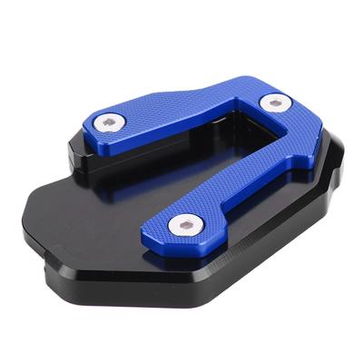 Motorcycle Kickstand Extension Stand Support Plate Aluminum Alloy Replacement CRF1100L Africa Twin 2019-2021 (Blue)