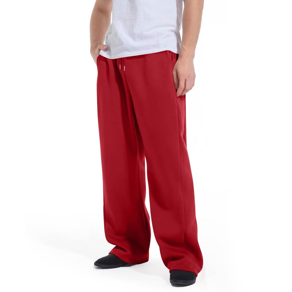 Men's Loose Casual Sweatpants Elastic Waist Drawstring Sports Pants