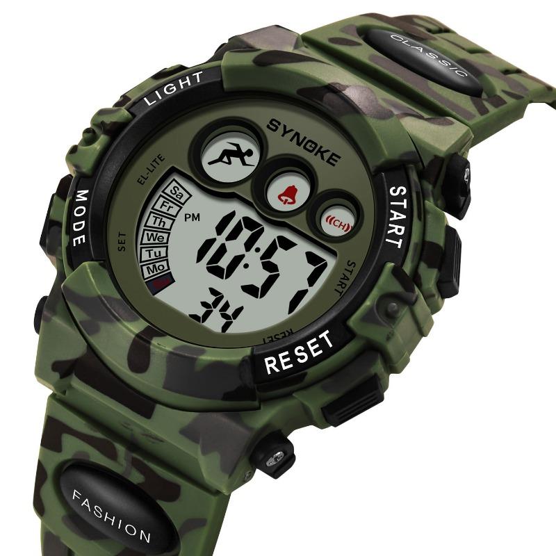 Top Brand New Student Electronic Watch Waterproof Colorful Luminous Watch Sports Fashion Student Watch