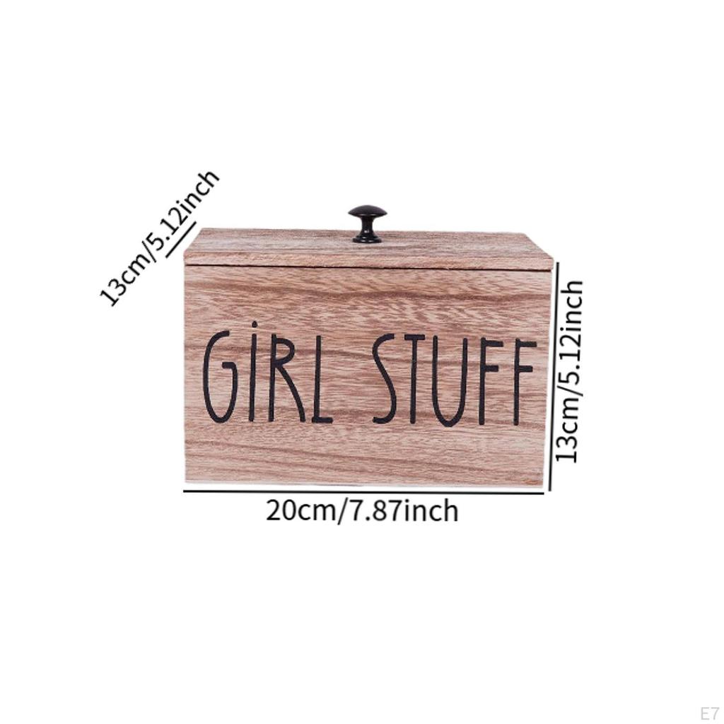 Desktop Wooden Organizer for Jewelry and Cotton, Ideal Living Room Dresser