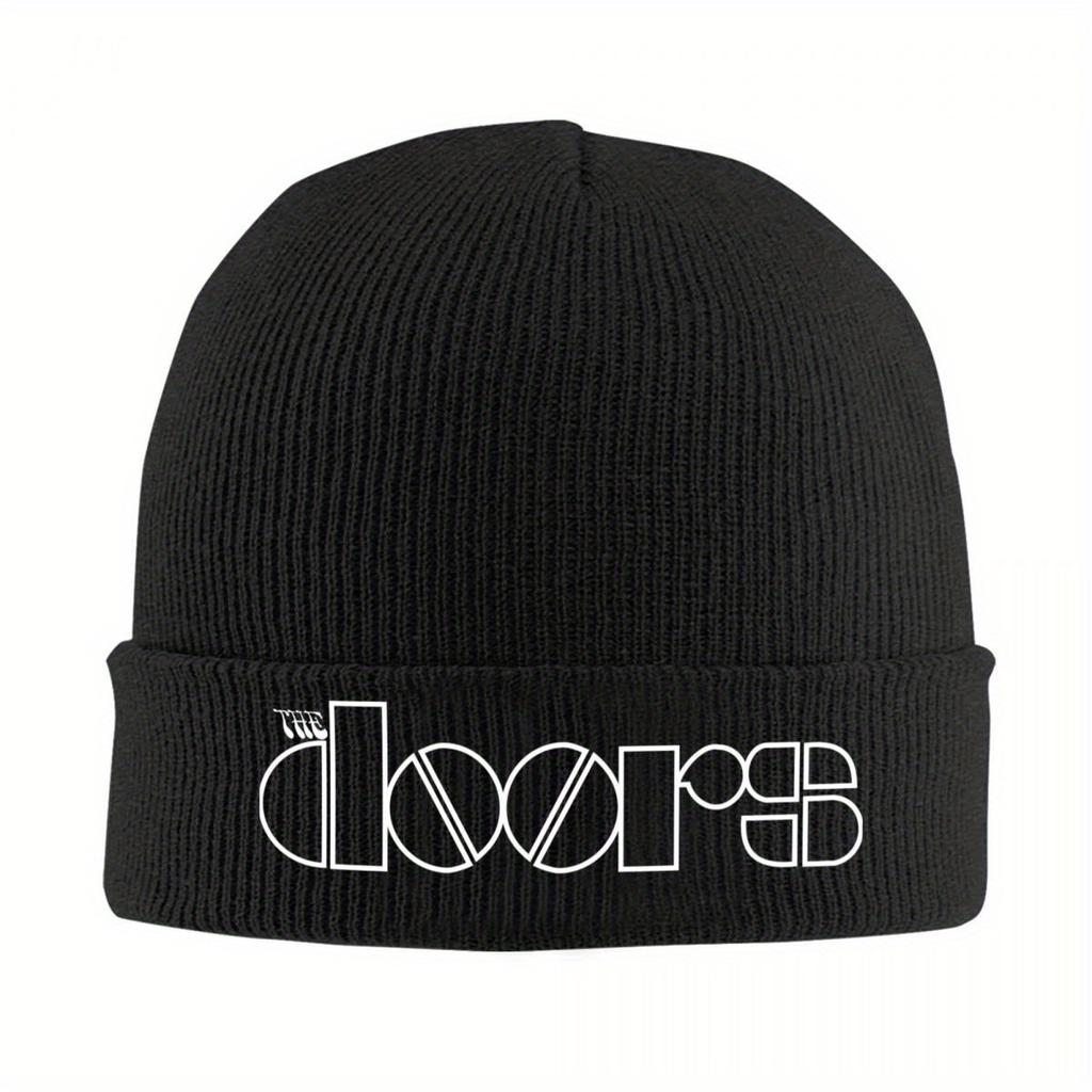 The Doors Knitted Hat Beanie Autumn Winter Hats Warm Street Band Caps for Men Women